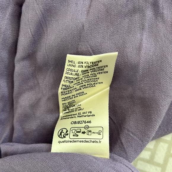 Free People NWOT Lavender Garden Party Skirt (S) - Picture 9 of 9